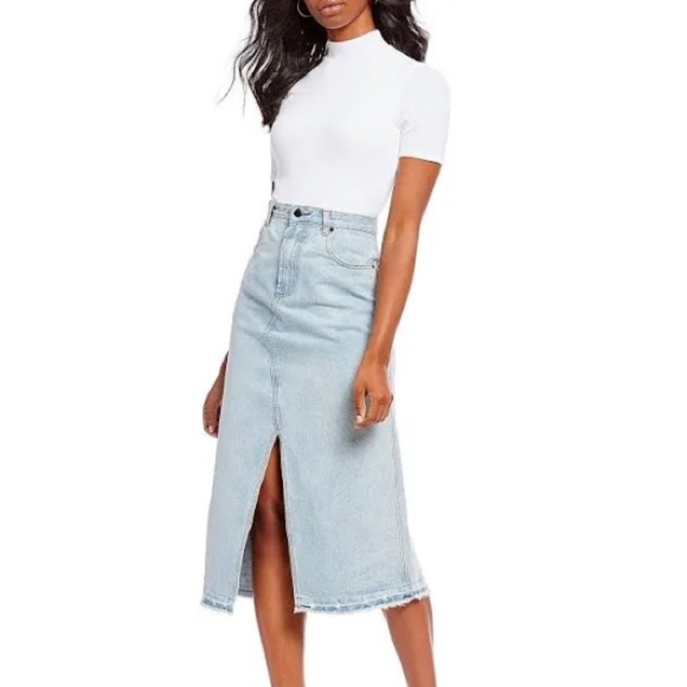 Gianni Bini Long Denim Skirt - Size 26